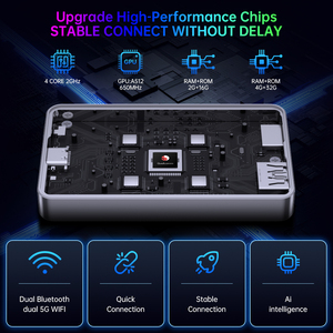 Fuallwin không dây Carplay Adapter 3 1/2GB + 16GB Hỗ trợ Netflix/Youtube 4K Video 4GB + 32GB <span class=keywords><strong>Android</strong></span> Auto ai hộp - Product Image 6