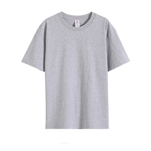 200 ग्राम में कंधे की सूती टी-शर्ट को गिरा दिया गया शुद्ध रंग थोक फैशन फैक्ट्री अनुकूलन गर्मी ढीली - Product Image 1