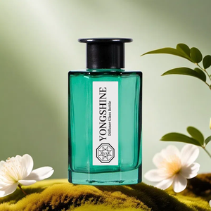 Botol kaca diffuser isi ulang obat oktagonal bentuk unik warna kustom mewah 200 ml - Product Image 5