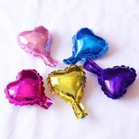 5 pouces amour coeur feuille ballons ensemble pour fête de mariage anniversaire anniversaire décor ballons gonfleur Mini coeur ballons