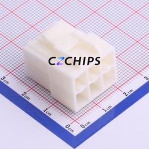 HX62007-6P Housing (Wire-to-Board / Wire-to-Wire) P=6.2mm Connector 2x3P 6.2mm 7.9mm 2 - Product Image 1