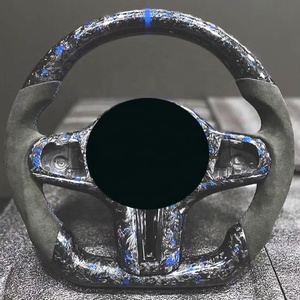Pièces de performance pour voitures de course, volant de jeu pour <span class=keywords><strong>PC</strong></span>, volant en fibre de carbone forgée, housse de volant design pour BMW F36 - Product Image 5