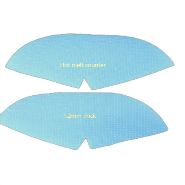Thermoplastic Shoe Toe Puff and Counter Material for Shoe Making  Hot Melt Toe Puff Support Shoe in the Heel and Toe