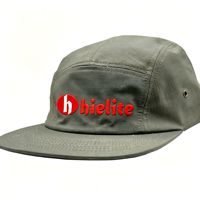 Casquettes de course d'extérieur personnalisées à 5 panneaux, séchage rapide, imperméables, avec impression sérigraphique pour la pêche et les sports