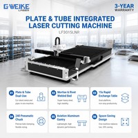 Machine de découpe laser à fibre CNC GWEIKE 3000W 3015 en promotion pour la découpe de tôles en acier inoxydable et de tubes ronds et carrés