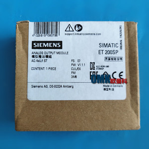 โมดูลเอาต์พุตแบบอนาล็อกของซีเมนส์ 6ES7135-6HD00-0BA1 4 ช่องสัญญาณ Profibus DP ET 200SP - Product Image 3