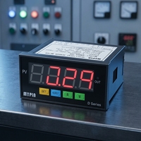 Tachymètre industriel numérique à 6 chiffres LED, compteur de fréquence de vitesse, Modbus RTU, précision 0.1%, 90-260V, MYPIN