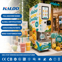 Fabricante Haloo, Distribuidor de Máquinas Expendedoras de Smoothies, Máquina Expendedora de Smoothies de Frutas Congeladas