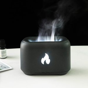 Humidificador de llama de mesa de plástico eléctrico de 150ml con aromaterapia y 1 año de garantía - Product Image 3