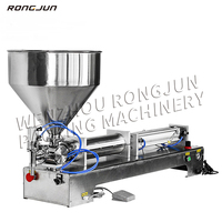 Machine de remplissage semi-automatique à grande vitesse pour crème, sauce et pâte