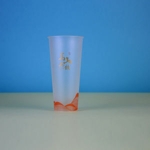 Gobelets transparents personnalisables avec logo, gobelets en plastique givré, gobelets en plastique injecté, prix d'usine - Product Image 3