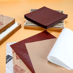 Custom Logo Uncoated PE Coating Greaseproof Pulp <b>Paper</b> <b>Sheet</b> for Burger Sandwich Cake Sugar <b>Wrapping</b> Popular Baking Design - Product Image 3