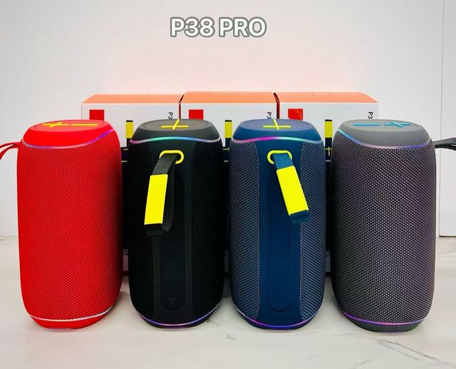P38PRO Portable Wireless Speaker, Outdoor Waterproof Subwoofer, 30W High Power Loudspeaker for Outdoor Activities