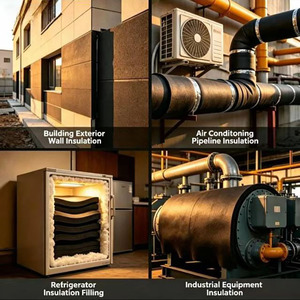 Panneau d'isolation en <span class=keywords><strong>mousse</strong></span> <span class=keywords><strong>de</strong></span> caoutchouc à cellules fermées, ignifuge, isolant thermique, écologique, adapté à la construction et aux systèmes HVAC - Product Image 3