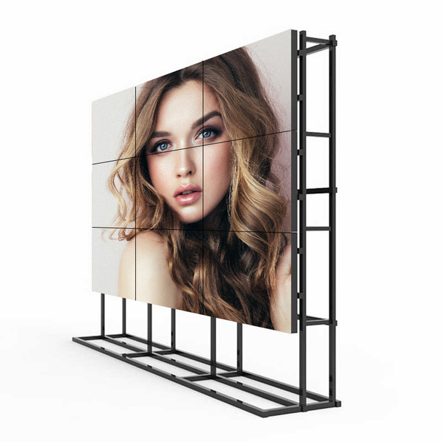 Weier 55 Inch 3x3 Processor Controller 4K LCD Video Wall Display Advertising Screen