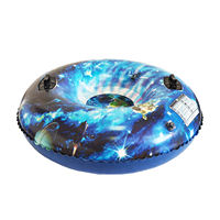Tube à neige gonflable en PVC robuste, luge durable, jouets de neige pour les sports d'hiver en plein air