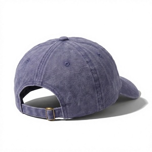 Wholesale OEM Custom 6 Panel Baseball Cap Embroidery Logo Washed Cotton <b>Dad</b> <b>Hat</b> Men Women Manufacturer - Product Image 3