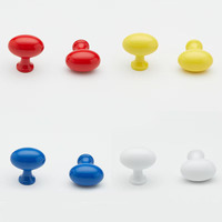 Poignées et Boutons de Meubles en Laiton Massif Colorés, Style T, Rouge, Jaune, Bleu, Blanc, pour Armoires de Cuisine et Tiroirs de Dressing - Vente Flash