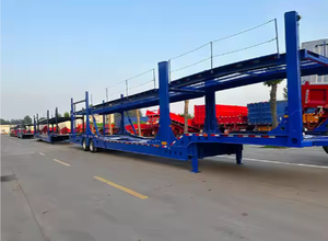 Directo de la fábrica de Shandong, marca ZHONGSHENGTIANQI de bajo precio, 2/3 ejes, 6/8/10 coches, semirremolque, portador de coche, carga útil de 40kg - Product Image 6