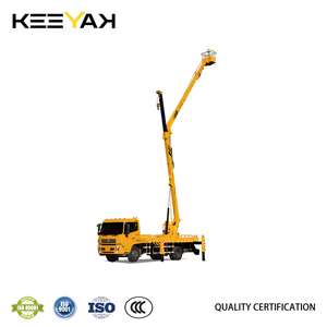 Howo 4x2 30 מ 'משאיות פעולה בגובה רב-משאיות מתקפלות זרועות מתקפלות רחוב סולר דלי משאית - Product Image 2