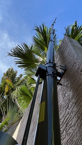 Mât d'antenne en aluminium de 20 m, tour de télécommunication <span class=keywords><strong>mobile</strong></span>, mât télescopique - Product Image 6