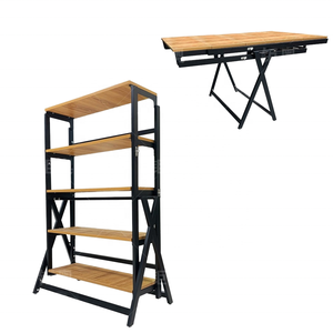 Tavolo Pieghevole Multifunzione dal Design Moderno con Accessori Hardware Intercambiabili - Product Image 1