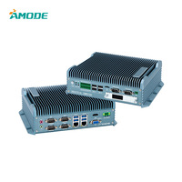 7/ 8/ 10/ 11/ 12/13th-i3 / I5 / I7 PC Mini Box Industri Tanpa Kipas Dengan 2*LAN, 8*USB, 6*COM, 1*, 1*VGA, 14*GPIO