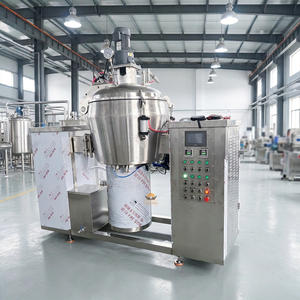Cuve de cuisson et de refroidissement sous vide à cisaillement élevé - Mélangeur émulsifiant à bascule automatique avec agitateur à spatule <span class=keywords><strong>pour</strong></span> confiture, sauce, fromage, pâte de haricots - Product Image 1