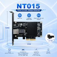 Tarjeta de red Ethernet PCIe 3,0 X4 10G, adaptador AQC113C RJ45, NIC de 10Gbps para servidor de escritorio, estación de trabajo, perfil bajo