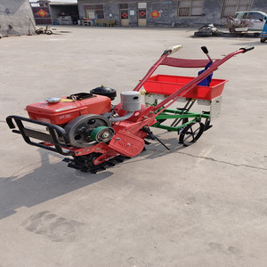 Handheld <b>Cultivator</b> 12 In Working Width Gasoline Engine 80 Cc Red Color For Garden Farm Use - Product Image 2
