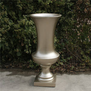 <span class=keywords><strong>Grand</strong></span> <span class=keywords><strong>vase</strong></span> de <span class=keywords><strong>sol</strong></span> minimaliste moderne <span class=keywords><strong>à</strong></span> base carrée en acier et verre Guide routier de mariage de style ancien pour les hôtels Décoratif - Product Image 3