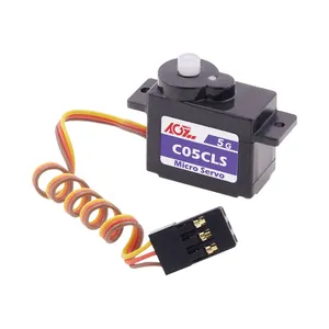 AGFrc C05CLS Coreless 1.0 kg-cm 0.075sec 5g 20T Micro Servo Digital para Avião Modelos RC de Tamanho Pequeno