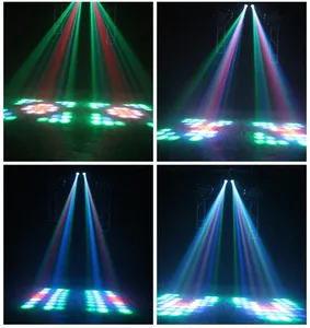 128LED RGBW Double Tête Disco Lampe Projecteur Coloré DJ Party Projecteur pour Effet De Scène Éclairage Home Entertainment - Product Image 6