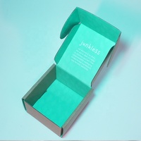 Boîte pliante en carton ondulé kraft personnalisée et écologique pour l'emballage de cadeaux de marque