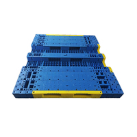 Palette en plastique recyclé PP sur mesure, haute résistance, grande taille 1750*1900mm, 3 roulettes, pour usage industriel en entrepôt
