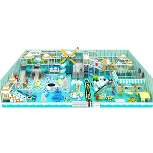 Parc d'attractions, aire de jeux commerciale, équipement de jeux souples, piscine à balles, toboggan, thème hiver et neige, aire de jeux intérieure, trampoline - Product Image 3