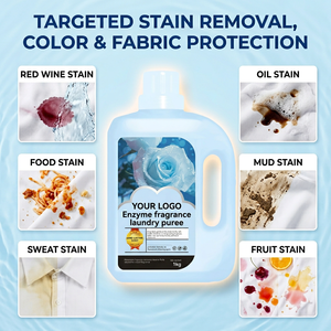 <span class=keywords><strong>Lessive</strong></span> liquide parfumée longue durée, solution nettoyante douce sans phosphore, facile à faire mouvoir pour libérer le parfum - Product Image 6