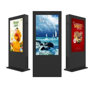 Direct Factory AC Cooling Outdoor Kiosk 86 Inch Up to 3500 brightness industrial and commercial standard digital kiosk