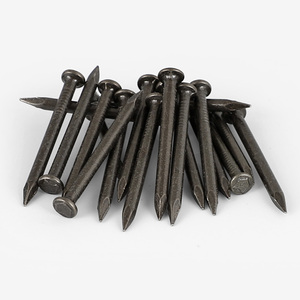 Vente en gros de clous de ciment en acier dur noir haute résistance clous spéciaux en <span class=keywords><strong>béton</strong></span> pour planche de mur de génie civil - Product Image 1