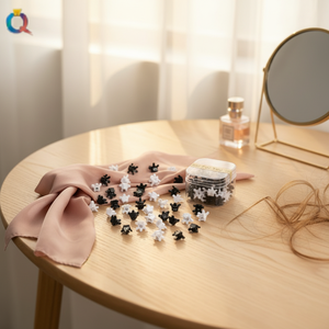 Vendita calda mollette moda Trending per capelli in resina strass cristallo acrilico barrette glitterate per ragazze 5cm decorazione dei capelli all'ingrosso - Product Image 3