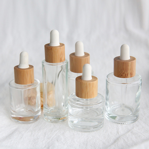 clear 1oz plastic cosmetic bamboo oil 50ml uv 1ml dropper pump bottle 15ml with case