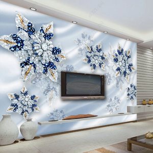 Vente chaude 3d papier peint nordique ins peint à la main romantique magnolia intérieur mur <span class=keywords><strong>de</strong></span> <span class=keywords><strong>fond</strong></span> <span class=keywords><strong>de</strong></span> papier peint <span class=keywords><strong>de</strong></span> style européen - Product Image 2