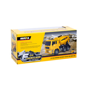 LEHOO Huina <span class=keywords><strong>1333</strong></span> 1/18 Modelo de ingeniería Vehículo 2,4 GHz Control remoto Camión mezclador de cemento Juguete con luces y sonido - Product Image 3