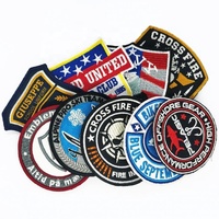 Patch personnalisé avec Logo, motif princesse, paix, fer à repasser, brodé, Chenille, pour vêtements d'université