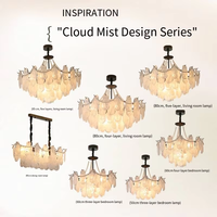 Lustre suspendu en fer et verre, style moderne et luxueux, couleur or, pour villa, bar, décoration intérieure, salle de banquet, salon, hall d'hôtel