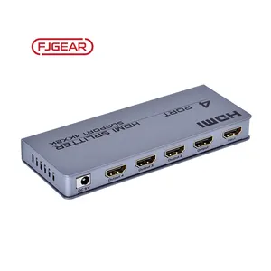 Fjgear Hot Selling 1080P A Host Server Displays 4 Identical Screens Hdmi Splitter 1 In 4 Out 4K