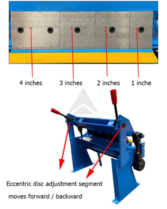 Presse plieuse manuelle à cisaillement combiné et machine à plier manuelle à rouleaux glissants - Product Image 5