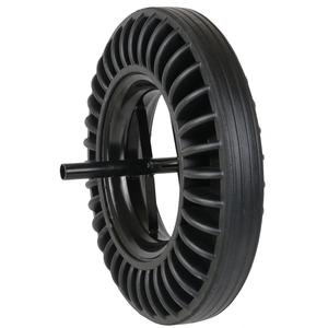 HTK1213 16 pouces roues robustes <span class=keywords><strong>roue</strong></span> de remplacement de <span class=keywords><strong>brouette</strong></span> avec trou d'alésage d'essieu de 5/8 "roues en caoutchouc solide de 16 pouces - Product Image 1