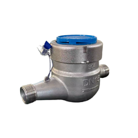 Compteur d'eau de type sec en acier inoxydable SS304 de 15 mm