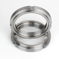 Écrou auto-serrant circulaire rainuré pour composants de transmission automobile et de transmission mécanique